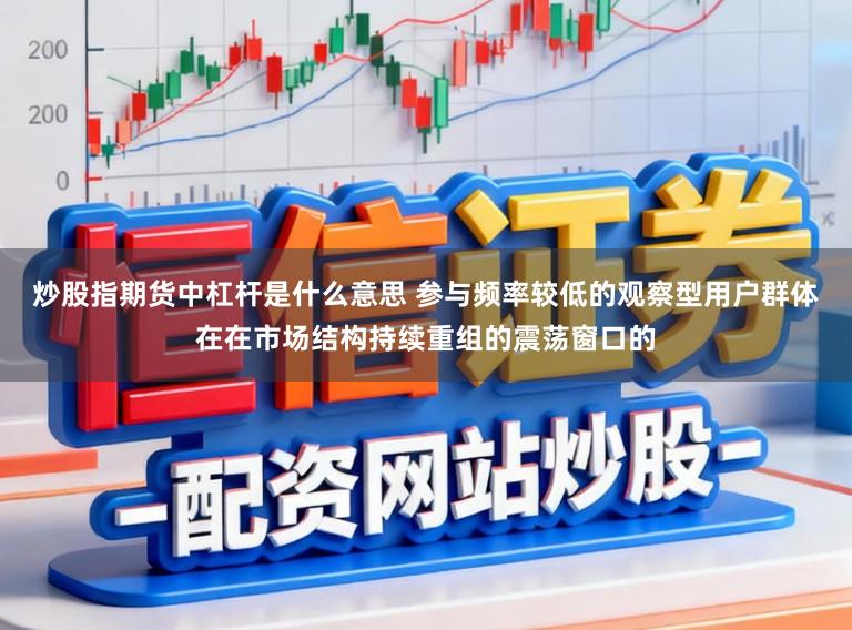 炒股指期货中杠杆是什么意思 参与频率较低的观察型用户群体在在市场结构持续重组的震荡窗口的