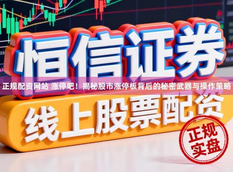 正规配资网站 涨停吧!揭秘股市涨停板背后的秘密武器与操作策略