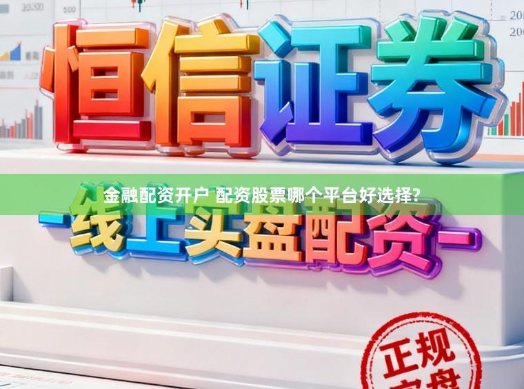 金融配资开户 配资股票哪个平台好选择?